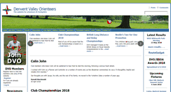 Desktop Screenshot of derwentvalleyorienteers.org.uk